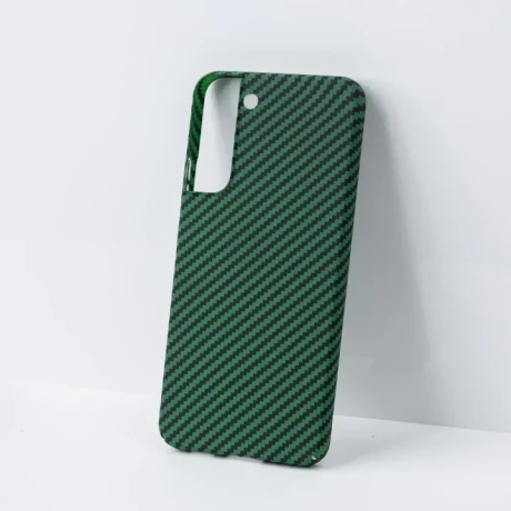 Husa Cover Hard Carbon Fiber pentru Samsung Galaxy A53 5G Verde thumb