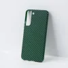 Husa Cover Hard Carbon Fiber pentru Samsung Galaxy A54 5G Verde
