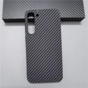 Husa Cover Hard Carbon Fiber pentru Samsung Galaxy S23 Negru
