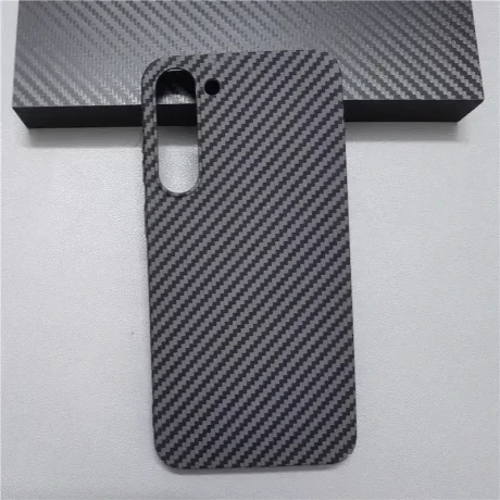 Husa Cover Hard Carbon Fiber pentru Samsung Galaxy S23 Negru