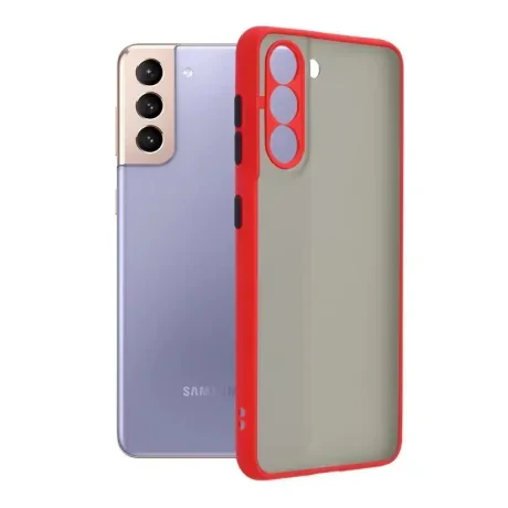 Husa Cover Hard Mat pentru Samsung Galaxy A14 4G/5G Rama Rosu