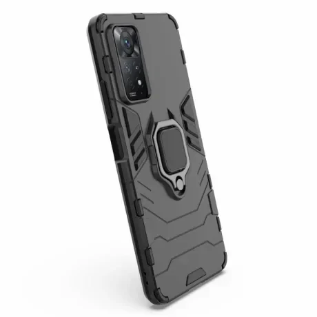 Husa Cover Hard Ring Armor pentru Xiaomi Note 11 Pro/Note 11 Pro 5G Bulk Negru