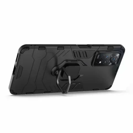 Husa Cover Hard Ring Armor pentru Xiaomi Note 11 Pro/Note 11 Pro 5G Bulk Negru