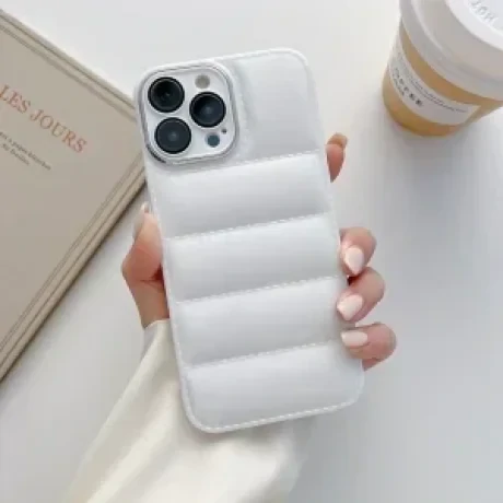 Husa Cover Joe Feather pentru iPhone 13 Pro Max Alb thumb