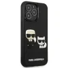 Husa Cover Karl Lagerfeld and Choupette 3D pentru iPhone 14 Plus Black