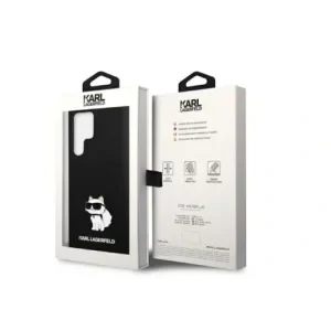Husa Cover Karl Lagerfeld Choupette NFT pentru Samsung Galaxy S23 Ultra Black
