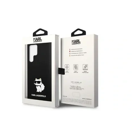 Husa Cover Karl Lagerfeld Choupette NFT pentru Samsung Galaxy S23 Ultra Black