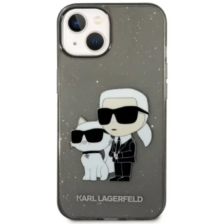 Husa Cover Karl Lagerfeld Karl&Choupette NFT pentru iPhone 14 Plus Black thumb