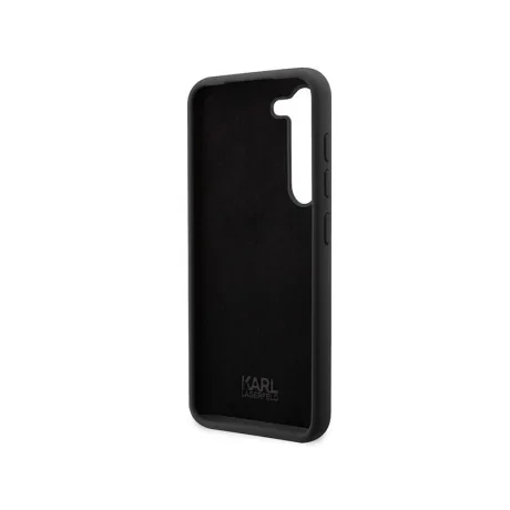 Husa Cover Karl Lagerfeld Liquid Silicone Ikonik NFT pentru Samsung Galaxy S23  Black thumb