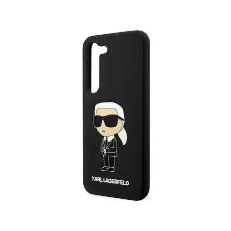 Husa Cover Karl Lagerfeld Liquid Silicone Ikonik NFT pentru Samsung Galaxy S23  Black thumb