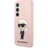 Husa Cover Karl Lagerfeld Liquid Silicone Ikonik NFT pentru Samsung Galaxy S23 Pink