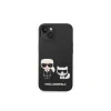 Husa Cover Karl Lagerfeld Liquid Silicone Karl and Choupette pentru iPhone 14 Pro Black