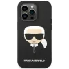 Husa Cover Karl Lagerfeld Liquid Silicone Karl Head Logo pentru iPhone 14 Pro Black