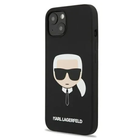 Husa Cover Karl Lagerfeld Magsafe Liquid Silicone Karl&#039;s Head pentru Iphone 13/14 Black