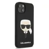 Husa Cover Karl Lagerfeld Magsafe Liquid Silicone Karl&#039;s Head pentru Iphone 13/14 Black