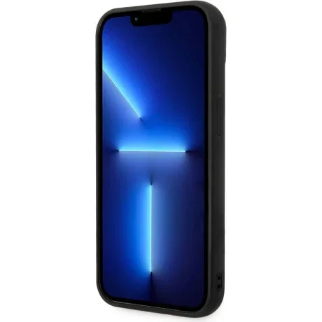 Husa Cover Karl Lagerfeld Quilted Puffy Ikonik Logo pentru iPhone 14 Plus Black