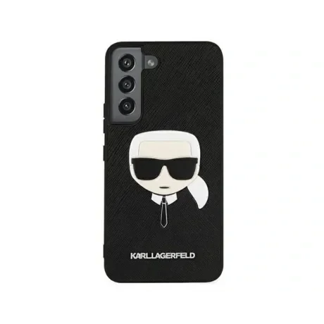 Husa Cover Karl Lagerfeld Saffiano Karl Head pentru Samsung Galaxy S22 Plus Black