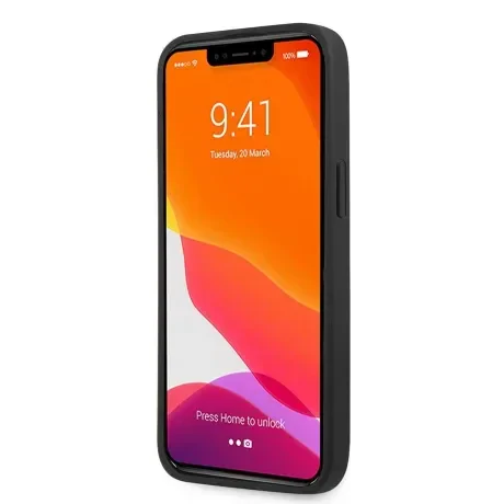Husa Cover Karl Lagerfeld Saffiano K&amp;C Heads pentru iPhone 13 Pro Black