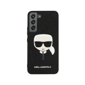 Husa Cover Karl Lagerfeld Saffiano K&amp;C Heads pentru Samsung Galaxy S22 Black