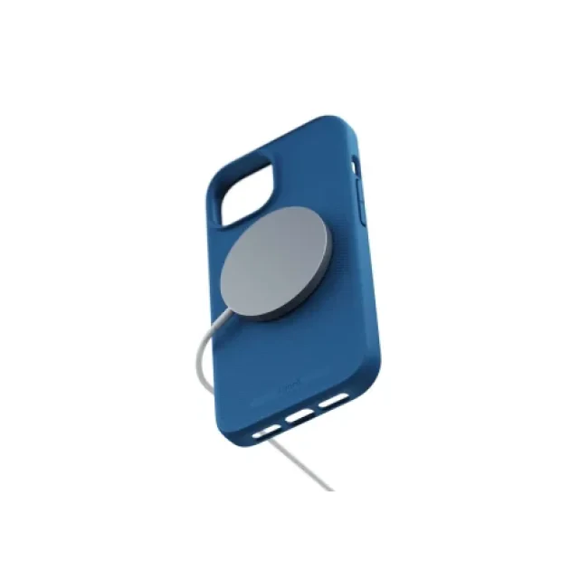 Husa Cover NJORD Silicone MagSafe pentru iPhone 15 Albastru