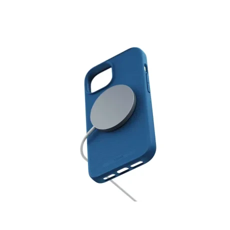 Husa Cover NJORD Silicone MagSafe pentru iPhone 15 Pro Max Albastru