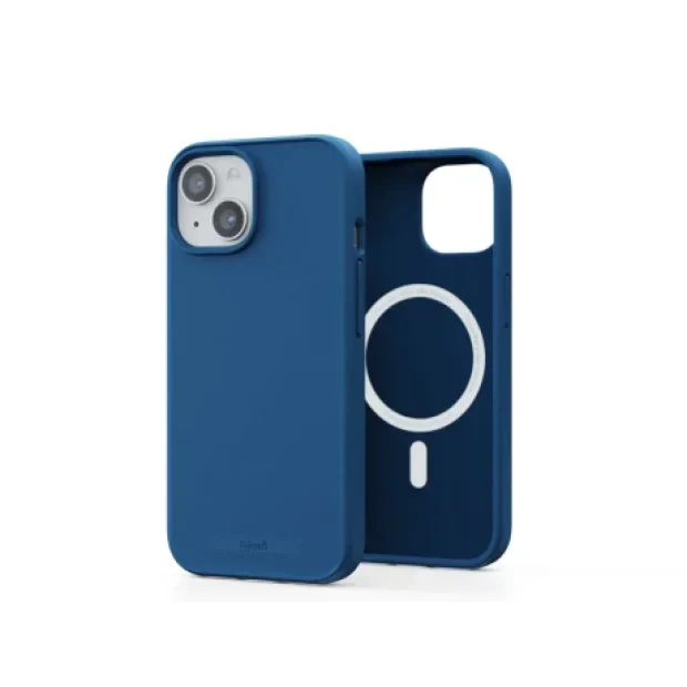 Husa Cover NJORD Silicone MagSafe pentru iPhone 15 Pro Max Albastru