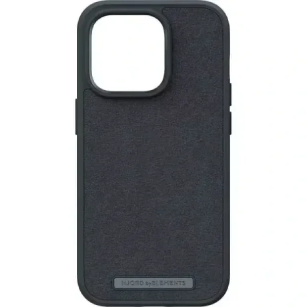Husa Cover Njord Suede Comfort pentru iPhone 14 Pro Max Negru