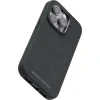 Husa Cover Njord Suede Comfort pentru iPhone 14 Pro Max Negru