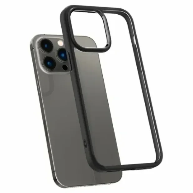 Husa cover pentru iPhone 15 Pro Max Spigen Hybrid Matte Black ACS06570