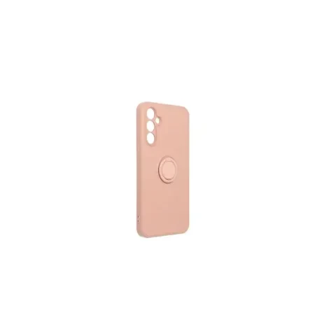Husa Cover Silicon Finger Grip pentru Samsung  Galaxy A34 5G Roz