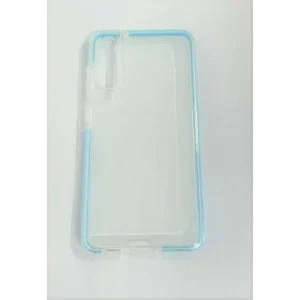 Husa Cover Silicon Slim Mat pentru Samsung Galaxy S21 FE Rama Albastru