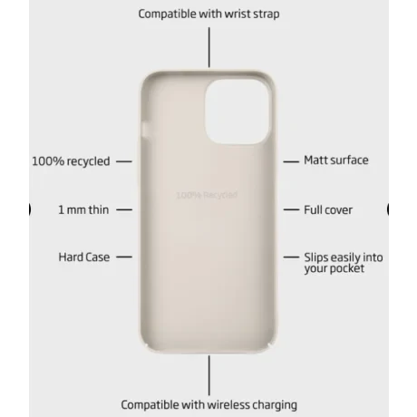 Husa Cover Slim Holdit pentru iPhone 14 Pro 15848 Light Beige thumb