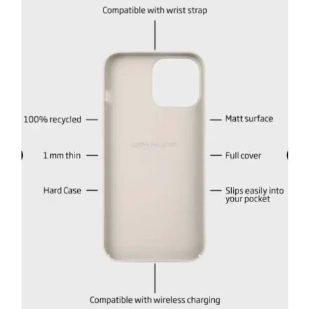 Husa Cover Slim Holdit pentru iPhone 14 Pro 15848 Light Beige
