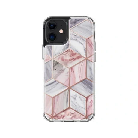 Husa Cover Spigen Cyrill Cecile pentru Iphone 12 Mini Marble Pink thumb