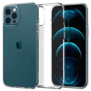 Husa Cover Spigen Liquid Crystal pentru iPhone 12/12 Pro Clear
