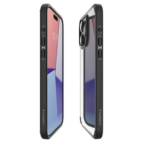 Husa cover Spigen Ultra Hybrid Matte pentru iPhone 15 Negru ACS06799
