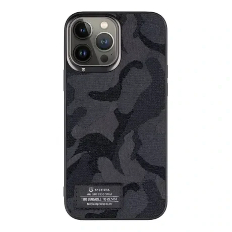 Husa Cover Tactical Camo Troop pentru iPhone 14 Pro Max Negru