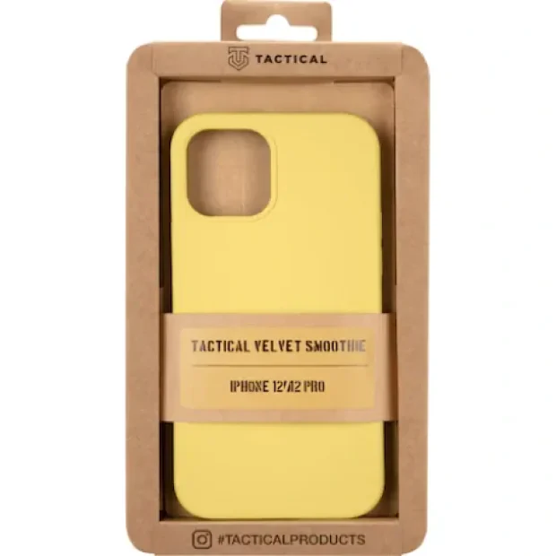 Husa Cover Tactical Velvet Smoothie pentru iPhone 12/12 Pro Banana