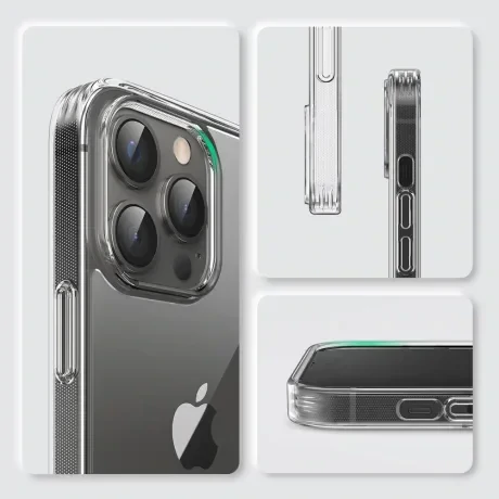 Husa Cover Ugreen Fusion Case pentru iPhone 13 Pro Transparent