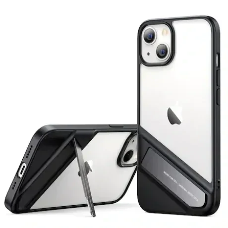 Husa Cover Ugreen Fusion Standing Case pentru iPhone 13 Rama Neagra