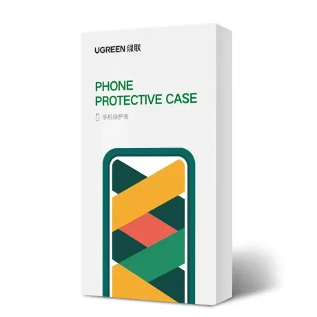 Husa Cover Ugreen Fusion Standing Case pentru iPhone 13 Rama Neagra