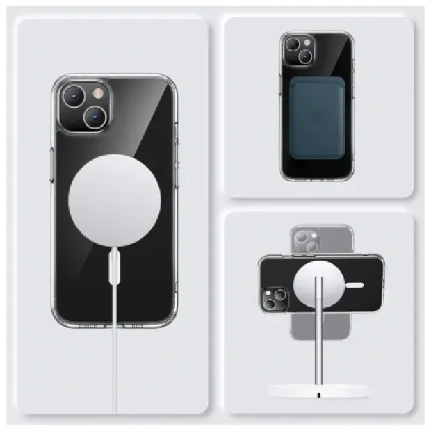 Husa Cover Ugreen Magsafe Case pentru iPhone 13 Pro Transparent