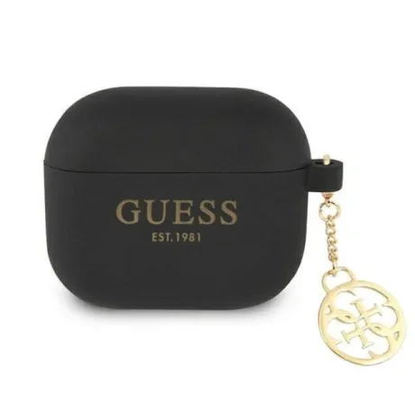 Husa Guess 4G Charm Airpods 3 Black