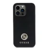 Husa Guess PU 4G Strass Metal Logo  pentru iPhone 15 Pro Black