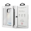 Husa Hard iPhone 11 Pro Max Iredescent Silver Pu Leather Guess