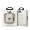 Husa Karl Lagerfeld 3D Choupette Head pentru Airpods 1/2 White