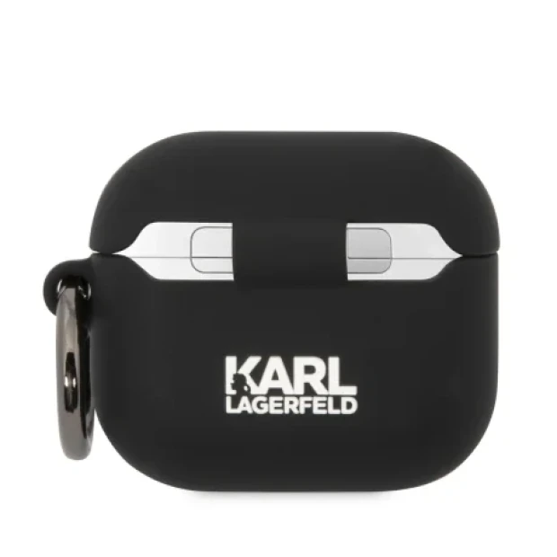 Husa Karl Lagerfeld 3D Choupette Head pentru Airpods 3  Black