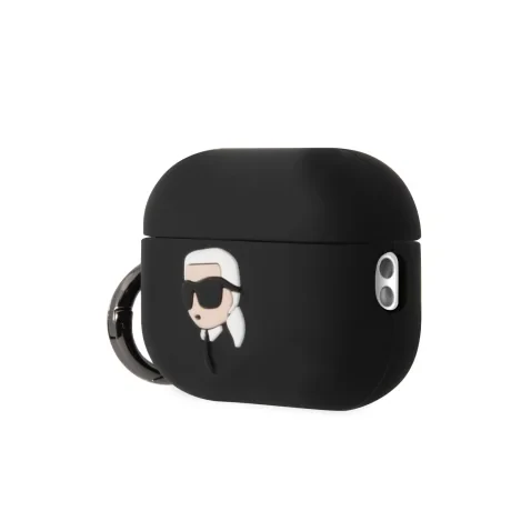 Husa Karl Lagerfeld 3D Karl Head pentru Airpods Pro 2  Black thumb