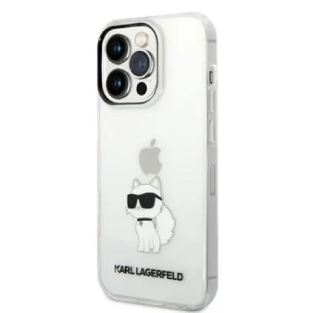 Husa Karl Lagerfeld IML Choupette NFT  iPhone 14 Pro Max Transparent