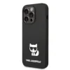 Husa  Karl Lagerfeld Liquid Silicone Choupette  iPhone 14 Pro Black